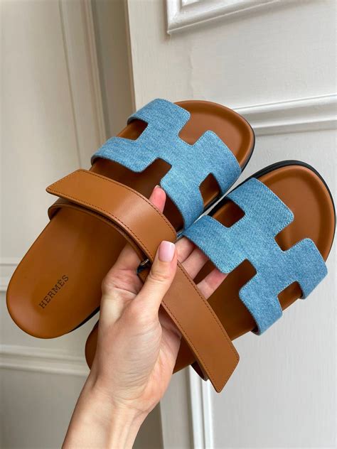 hermes chypre denim|hermes chypre sandals sale.